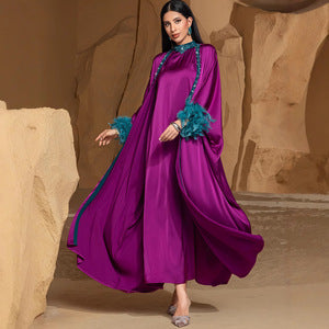 Modest Abaya Kaftan Suit Muslim Lady Evening Party
