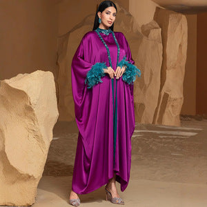 Modest Abaya Kaftan Suit Muslim Lady Evening Party