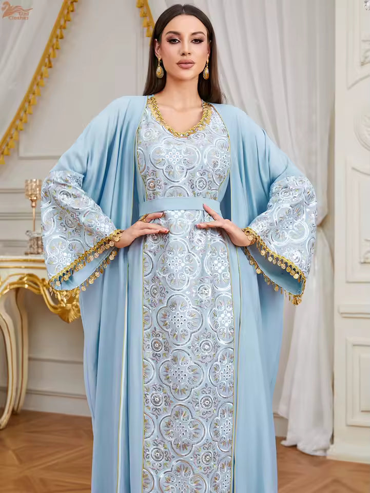 Beautiful pattern black Velmora Abaya