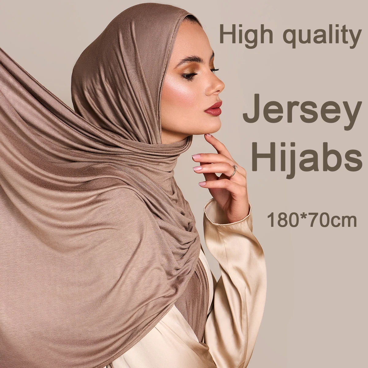 2023 New Modal Cotton Jersey Hijab Scarf Long Muslim Shawl Plain Soft Turban Tie Head Wraps for Women Africa Headband 170X60Cm