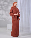 Spring 2025 Modest Woman Daily Abaya Elegant Ribbon Design